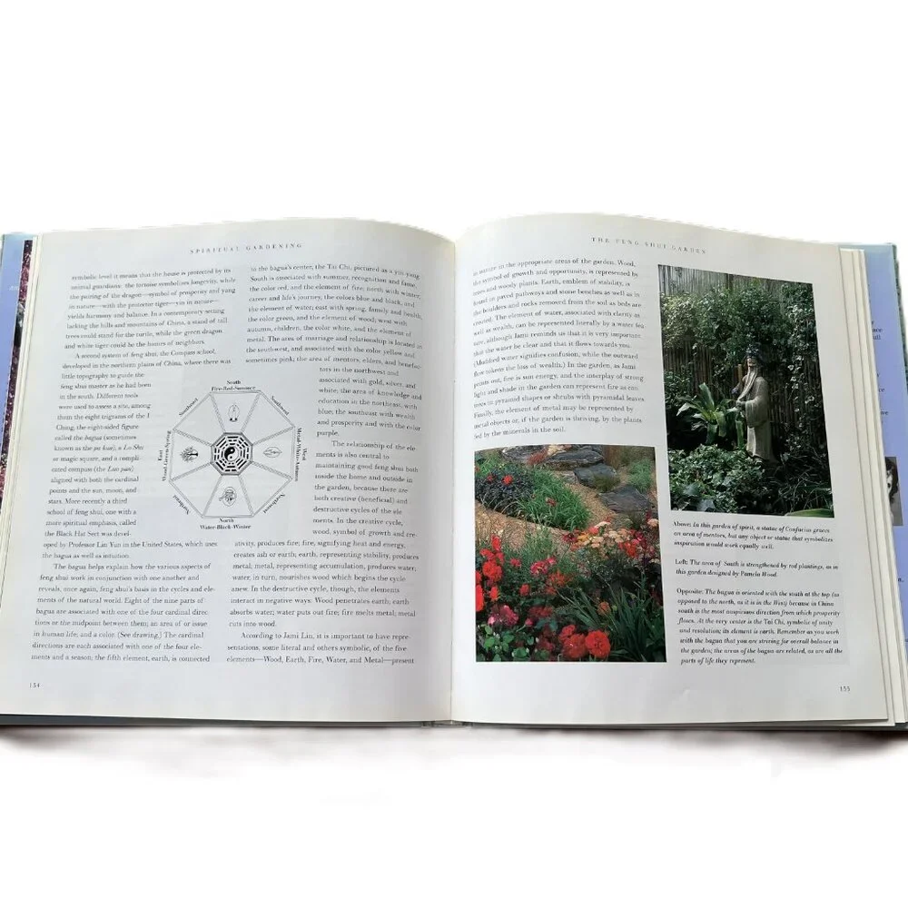 Spiritual Gardening, Creating Sacred Space Outdoors by Peg Streep, Hardcover